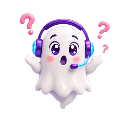 Ghost mascot startled and caught off-guard by an unexpected curveball interview question